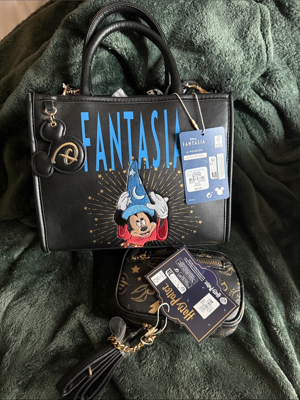 Primark Mickey Fantasia purse and small Harry Potter purse
